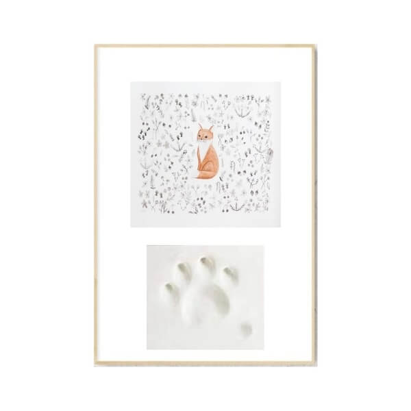 Pet Picture Frame, Paw Print Frame, Dog or Cat Paw Print Kit